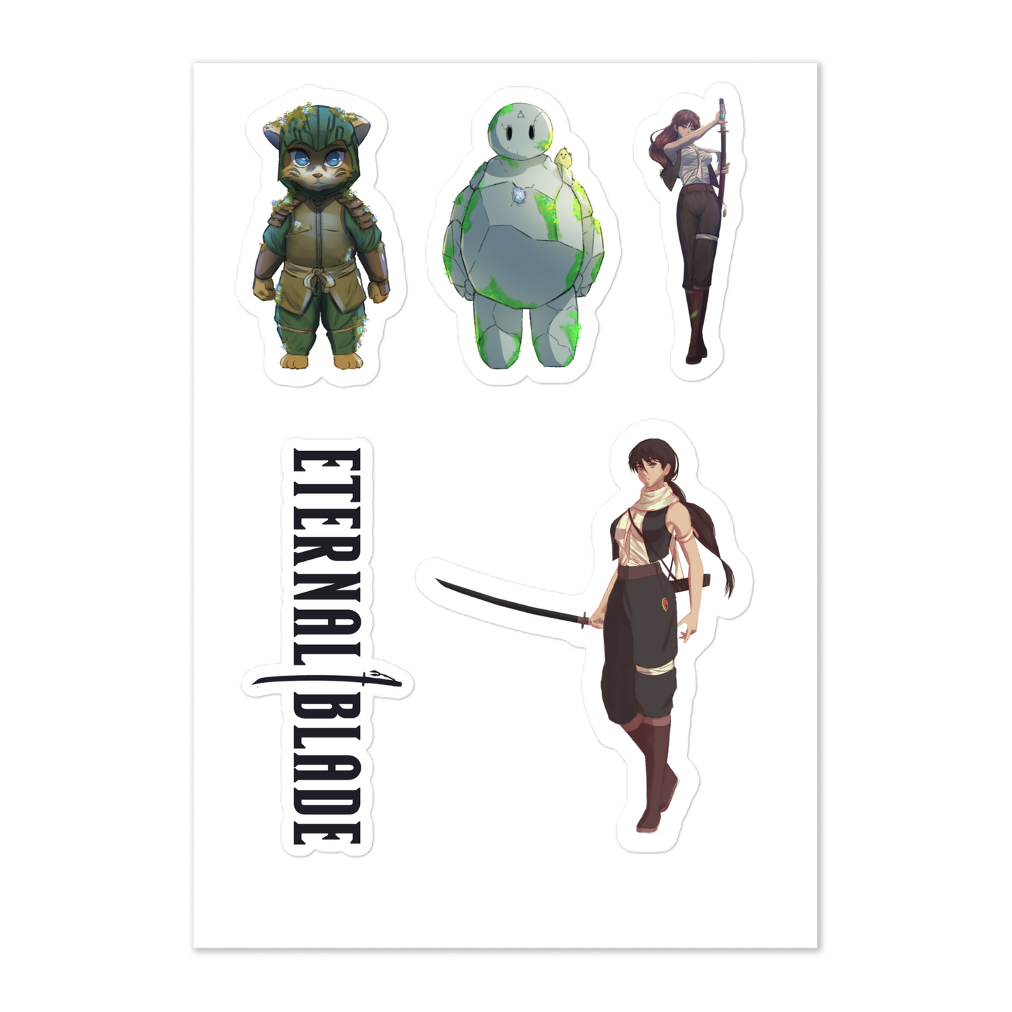 Eternal Blade Sticker sheet